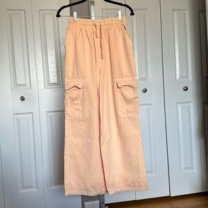 Urban outfitters wide leg cotton cargos